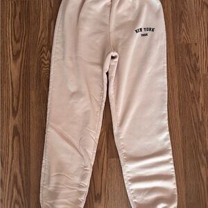 Beige Sweatpants